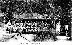 SAIDA - HOPITAL MILITAIRE ET MUSIQUE 1ER ETRANGER